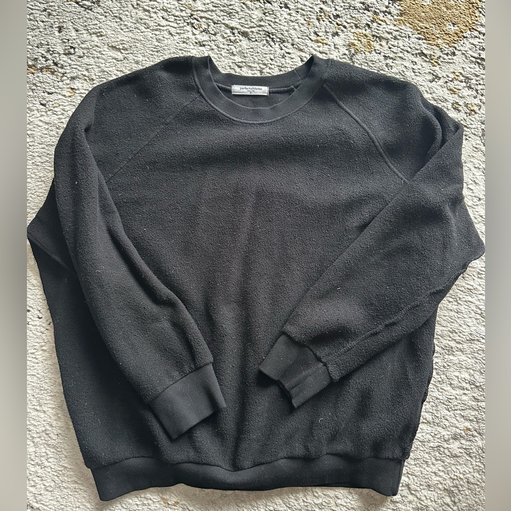 Ziggy inside out shrunken fleece sweatshirt